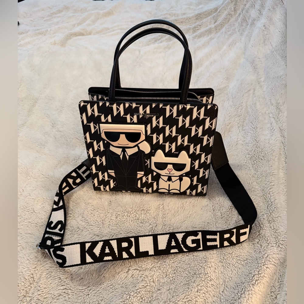 New! Karl Lagerfeld Paris Satchel, NWT